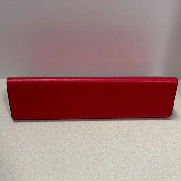 Fendi Scarlet Leather Eyeglass Case w/Cloth - Picture 4 of 8